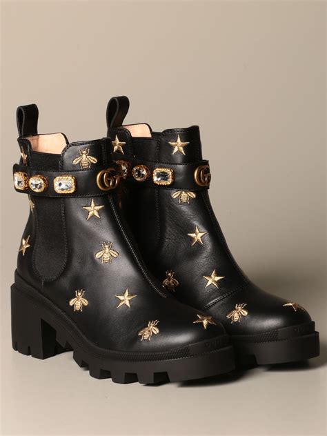 gucci aces bees|Gucci black boots with bees.